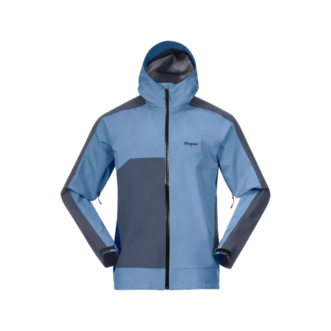 bergans Men's Vaagaa 3L Shell Jacket Hardshelljacke blue moon granite blue Regenjacke Herren blau Auf und Davon Outdoor Equipment