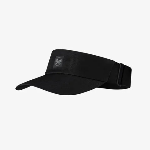 Buff Go Visor Solid black Visorkappe schwarz Auf und Davon Outdoor Equipment