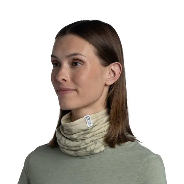 Merino Lightweight Cozumel pistachio Merino Schlauchschal, Multifunktionstuch Auf und Davon Outdoor Equipment