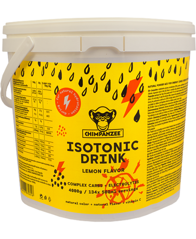 chimpanzee Iso-Drink Zitrone - 4kg Dose Sportgetränk Auf und Davon Outdoor Equipment
