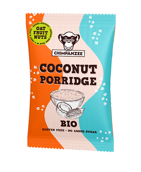 chimpanzee Porridge - Coconut 65g Frühstücksbrei Bio Porridge Kokos Porridge Auf und Davon Outdoor Equipment