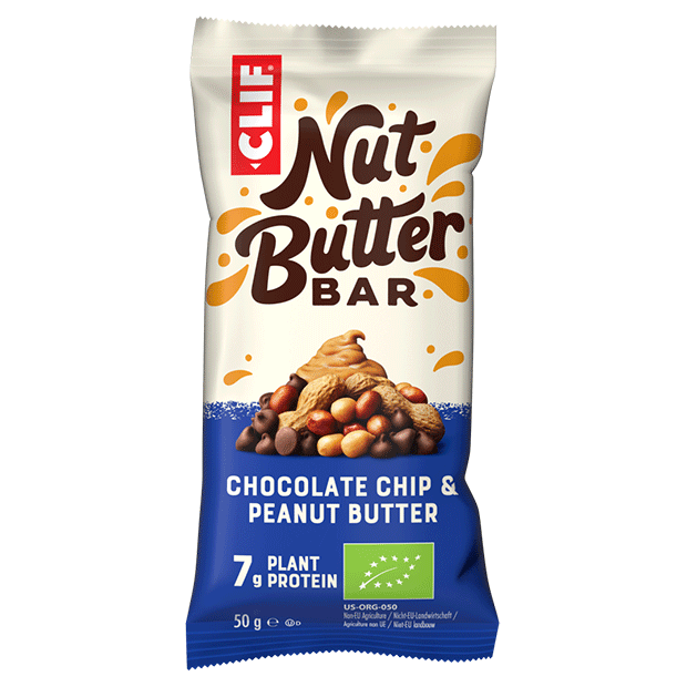 Clif Bar Nut Butter Filled Bar - Chocolate Chip & Peanut Butter gefüllter Riegel Nussriegel Auf und Davon Outdoor Equipment