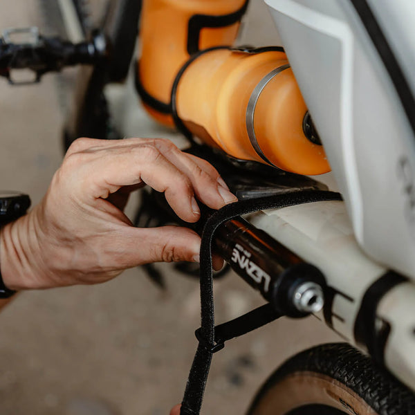 CYCLITE Velcro Fixation Strap schwarz Gurtband Auf und Davon Outdoor Equipment