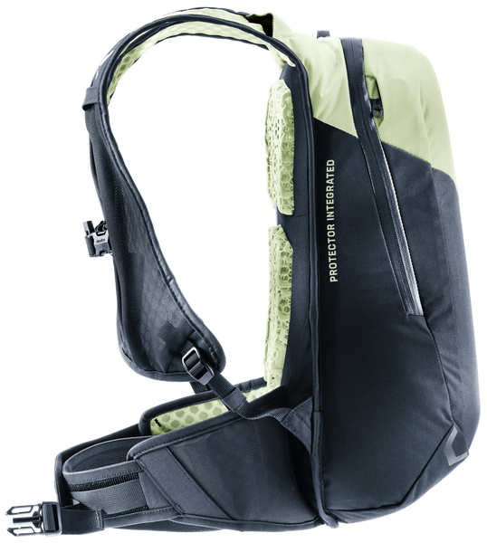 deuter Hiline 8 | Fahrradrucksack phosphor-black MTB Rucksack mit Protektor Auf und Davon Outdoor Equipment
