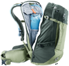 deuter Trans Alpine Pro 28 Fahrradrucksack grove-ivy MTB Rucksack Auf und Davon Outdoor Equipment