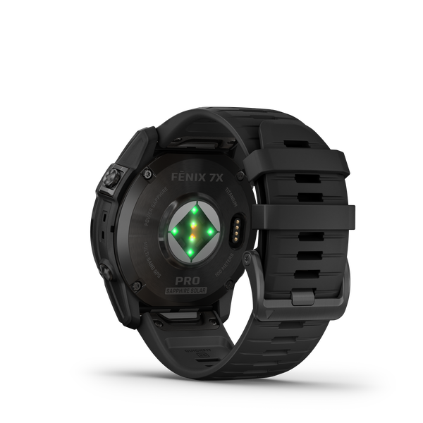 Schwarz-Carbongrau Titan mit QuickFit-Silikon-Armband 26mm