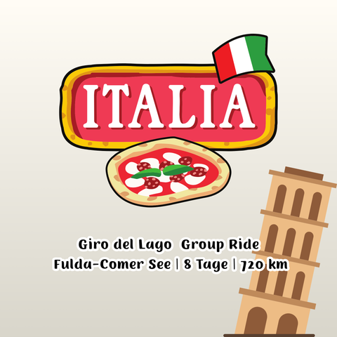 Giro del Lago Group Ride Fulda Comer See 8 Tage 720 km