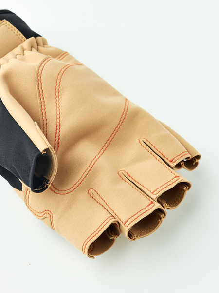 Hestra Climbers Duratan Short 5-finger | Kletterhandschuhe schwarz braun Auf und Davon Outdoor Equipment