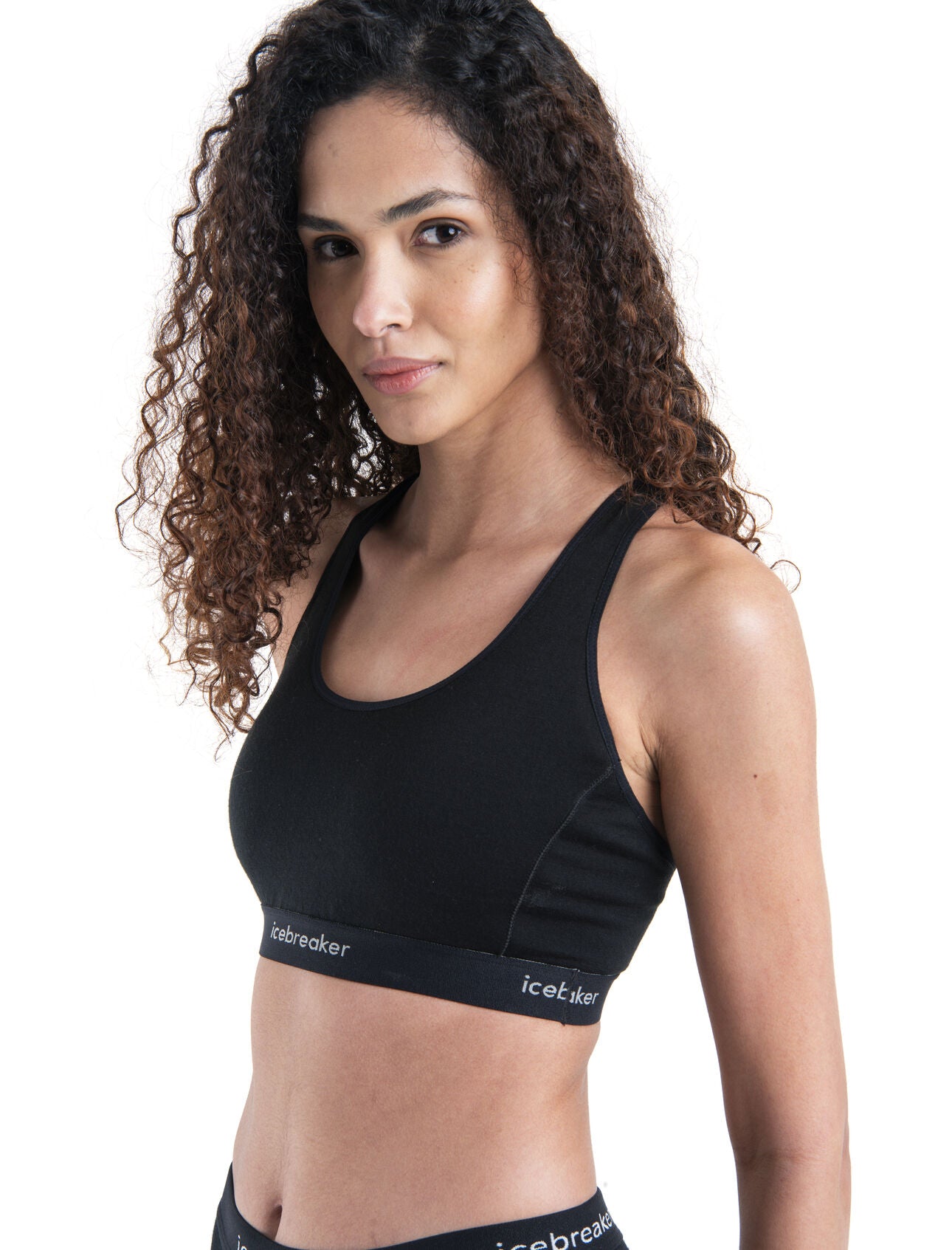 icebreaker Women's Merino 125 ZoneKnit Racerback Bra | Sport-BH black Auf und Davon Outdoor Equipment