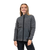 Bergans Nordmarka ReWool Pile Midlayer Jacket Women solid dark grey/dark shadow grey Wolljacke grau Auf und Davon Outdoor Equipment
