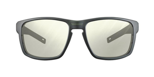 Julbo SHIELD Reactiv 0-4 | Gletscherbrille schwarz blau weiss Sportsonnenbrille Auf und Davon Outdoor Equipment