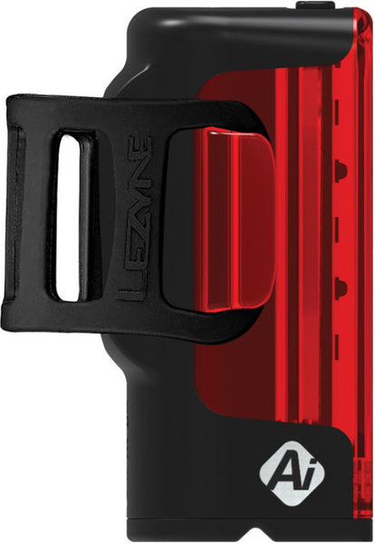 Lezyne Strip+ Ai Alert StVZO | Fahrradrücklicht Rücklicht mit Alarm Auf und Davon Outdoor Equipment