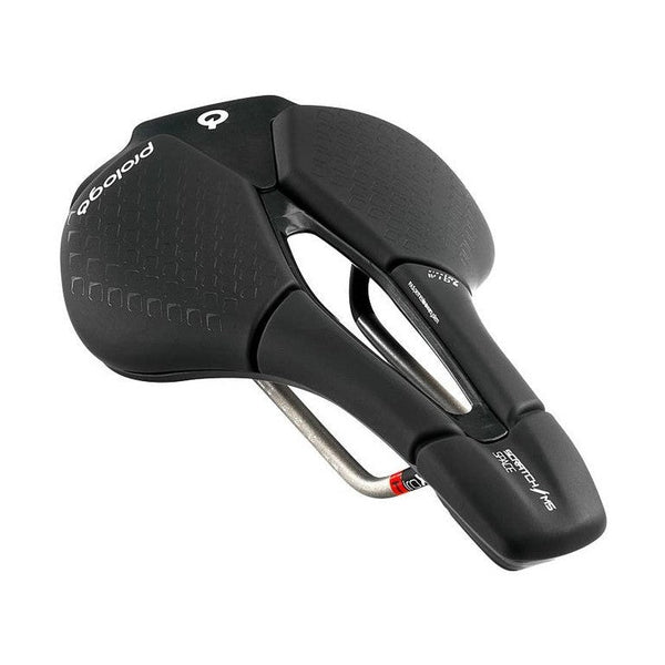 prologo Scratch M5 Space Tirox Fahrradsattel schwarz – Schrägansicht