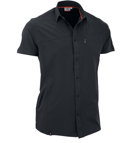 maul Herren Salwand XT | Kurzarmhemd black - Funktionshemd Herren schwarz Auf und Davon Outdoor Equipment