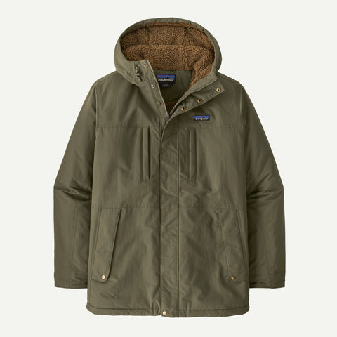 patagonia Men's Isthmus Parka Winterjacke basin green Winterparka  khaki Auf und Davon Outdoor Equipment