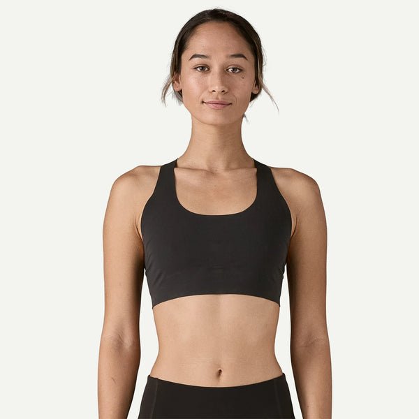 patagonia Women's Live Simply Bra black Sport-BH Bustier schwarz Auf und Davon Outdoor Equipment