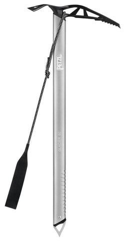 petzl Glacier Linkin Eispickel gray Hochtouren Gletschertouren leicht und klein Auf und Davon Outdoor Equipment