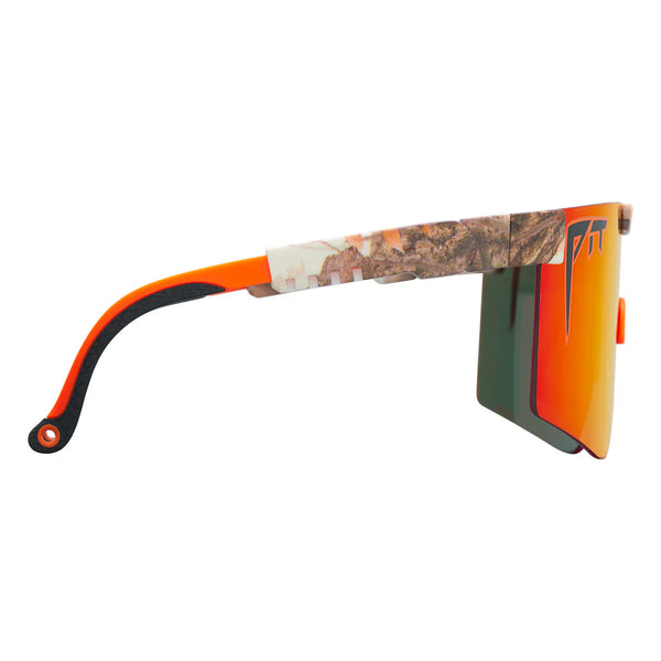 pit viper The Originals 2.0 Regular HDPV - Actual Bush Red Fahrradbrille Laufbrille schnelle Brille Trendbrille polarisierte Sonnebrille Auf und Davon Outdoor Equipment