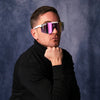 Pit Viper The Originals 2.0 Wide - Miami Nights Pink | Fahrradbrille Laufbrille rosa kratzfest schnelle Brille Auf und Davon Outdoor Equipment