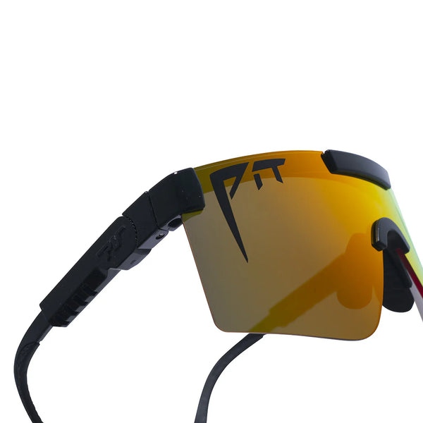 pit viper The Originals 2.0 Wide HDPV - Exec Rainbow | Fahrradbrille Laufbrille schnelle Brille Auf und Davon Outdoor Equipment