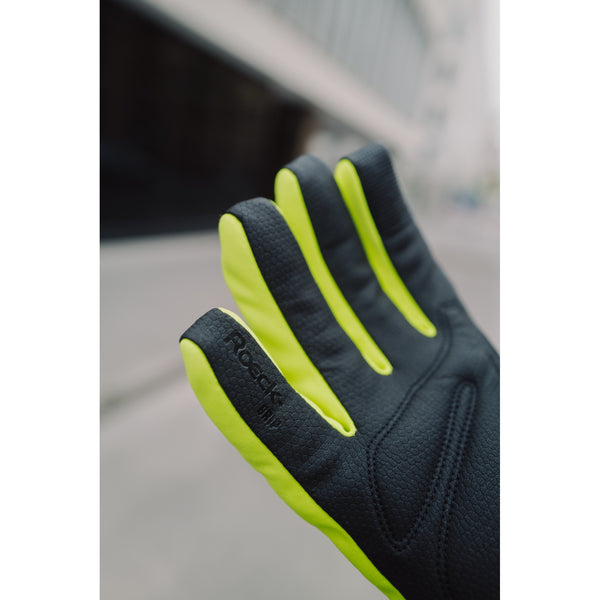 roeckl sports Villach 3 | Fahrradhandschuhe fluo yellow Winter-Radhandschuhe neongelb Auf und Davon Outdoor Equipment