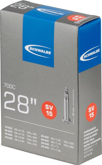 schwalbe Schlauch 15 für 28" 18/28-622/630 SV 40mm Rennrad Schlauch auf und Davon Outdoor Equipment