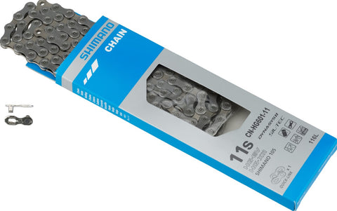 shimano 105 / SLX / E-Bike Quick-Link Kette CN-HG601-11 11-fach / 116 Glieder Fahrradkette E-Bike Kette Auf und Davon Outdoor Equipment
