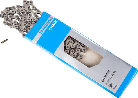 shimano Kette CN-HG71 6-/7-/8-fach 138 Glieder Fahrradkette Auf und Davon Outdoor Equipment