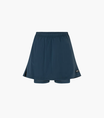 super.natural Women's Hiking Skirt | Wanderrock blueberry Auf und Davon Outdoor Equipment