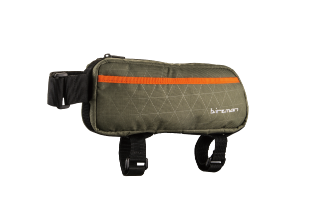 Birzman Packman travel top tube pack olive orange Oberrohrtasche 0,8 L Auf und Davon Outdoor Equipment
