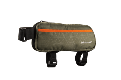 Birzman Packman travel top tube pack olive orange Oberrohrtasche 0,8 L Auf und Davon Outdoor Equipment