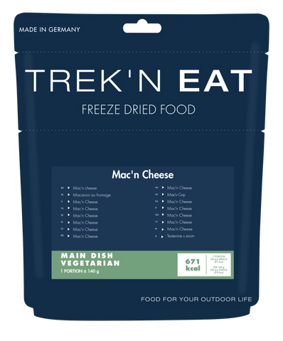trek'n eat Mac'n Cheese - Outdoor EssenMac'n Cheese - Outdoor Essen gefriergetrocknete Hauptmahlzeit Auf und Davon Outdoor Equipment