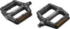 voxom Flat Pe24 | Fahrradpedale schwarz Flachpedale Flat Pedals rutschfest schwarz