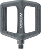 voxom Flat Pe24 | Fahrradpedale schwarz Flachpedale Flat Pedals rutschfest schwarz