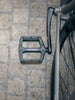 voxom Flat Pe24 | Fahrradpedale schwarz Flachpedale Flat Pedals rutschfest schwarz