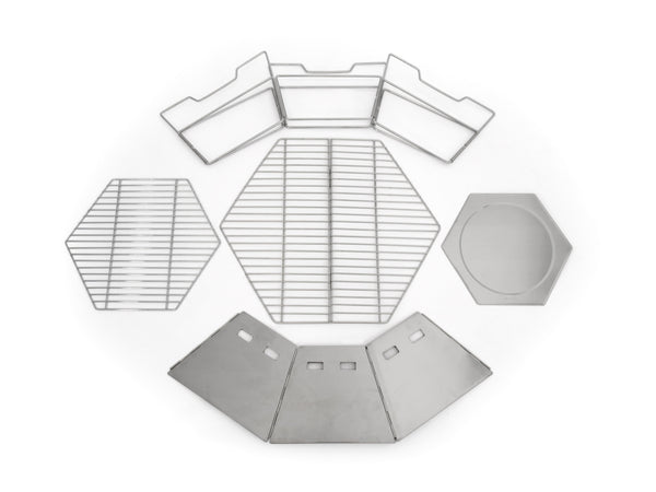 Origin Outdoors Grill- und Feuerschale 'Hexagon' - Auf und Davon | Outdoor Equipment